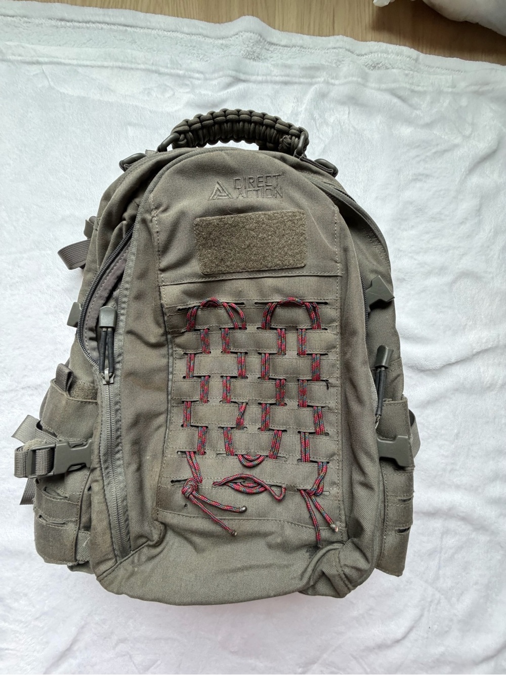 🔥🔥DIRECT ACTION Olive Green Tactical Backpack for Men